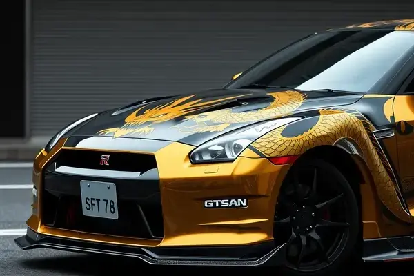 ニッサン GT-R エアブラシアート